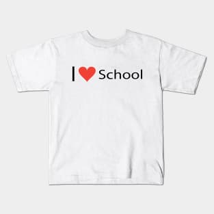 I love My School Slogan Back to school Hello School Kids T-Shirt